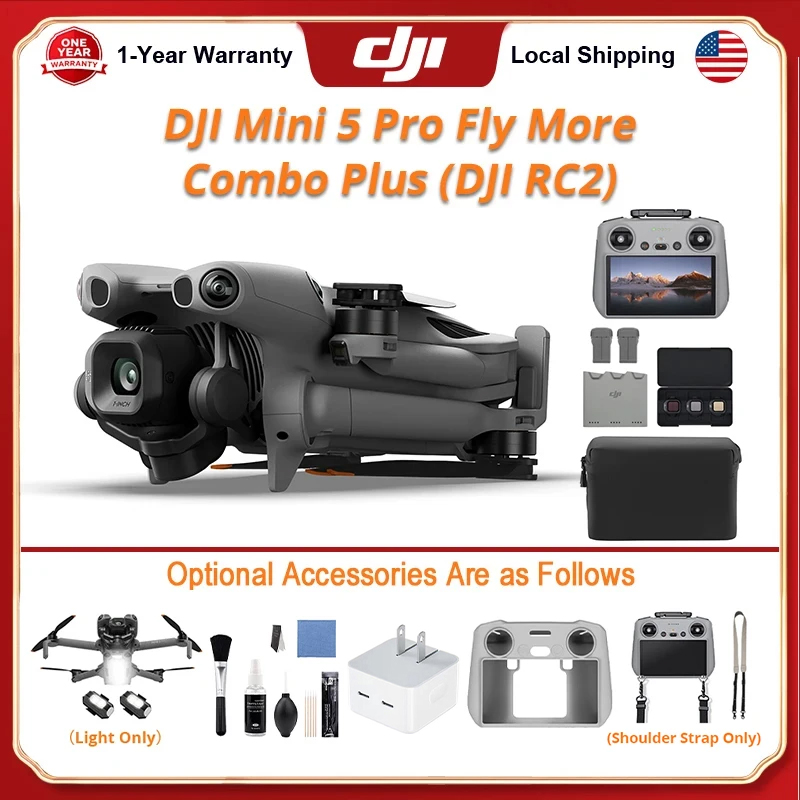 DJI Mini 5 Pro Fly More Combo  - Drone Kit With Camera のレビューと価格