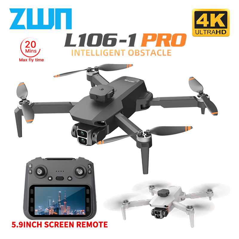 L106-1PRO GPS プロフェッショナルドローン 4K - Drone Kit Professional のレビューと価格