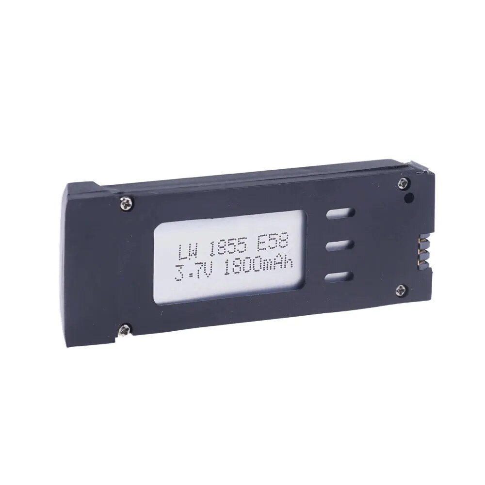 3.7V 1800mAh ドローンリチウムバッテリー E58 - Drone Kit Beginner のレビューと価格